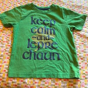 Gymboree Baby Boys Size 18-24 months St. Patrick’s Day Leprechaun Shirt